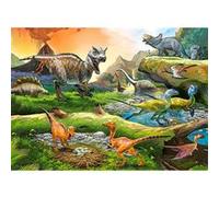 Puzzle 100 pièces : Le monde des dinosaures Castorland G