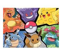 Nathan - Puzzle Enfant - 100 pièces - Pikachu, Evoli et compagnie - Fille ou garçon dès 6 ans - Puzzle de qualité supérieure - Carton épais et résistant - Pokémon - 86188