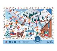 Puzzle 100 pièces SentoSphère Cherche et trouve Sports d'Hiver E