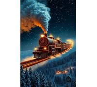 Puzzle 100 Pieces Train Jungle 40 x 28 cm Puzzle Adulte Jeu éducatif Défi Jouets Détente & Relaxation 100 Pièces Puzzles pour Adultes