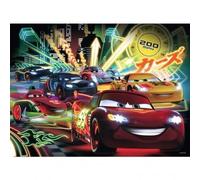 Puzzle 100 pièces XXL : Cars : Course nocturne