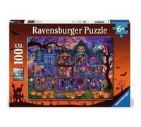 Puzzle 100 pieces XXL - La maison des monstres Bleu G