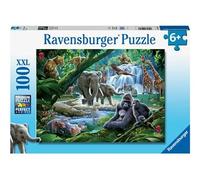 Puzzle 100 pièces XXL Les animaux de la jungle
