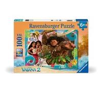 Ravensburger - Puzzle Enfant - 100 pièces XXL - Explorer de Nouveaux Mondes/Disney Vaiana 2 - Fille ou garçon dès 6 Ans - Puzzle de qualité supérieure - 12004101