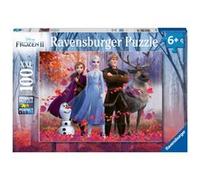 Puzzle 100 pièces XXL Ravensburger La Reine des Neiges 2 Magie Forêt Disney Neutre G