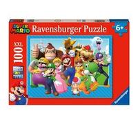 Ravensburger Puzzle Let's-A-Go ! / Super Mario 100 pièces XXL – Enfant à partir de 6 ans