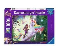 Puzzle 100 pieces XXL - Sophia et Wildstar / L'ecole des licornes Bleu