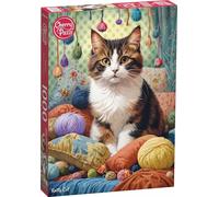 Puzzle 1000 CherryPazzi Knitty Cat 31131 CherryPazzi