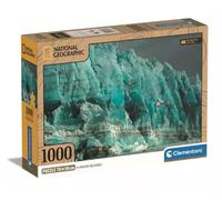 Clementoni Puzzle National Geographic Hubbard Glacier 1000 pièces – Adulte – Fabriqué en Italie