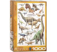 Puzzle 1000 elementów. Dinozaury w okresie Jurajskim Eurographics