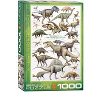 Eurographics Puzzle Dinosaures du Crétacé – 1000 pièces