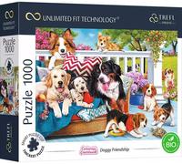 Trefl Puzzle Prime 1000 pièces Unlimited Fit Technology Amour de Chien