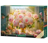Puzzle 1000 elementów. Gorące letnie piwonie Castorland