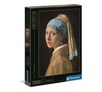Clementoni Puzzle Museum Collection 1000 pièces haute qualité - La Fille à la Perle Vermeer 14+