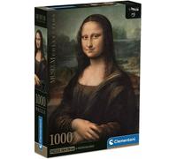 Clementoni Puzzle Museum Collection Leonardo Gioconda 39708 — 1000 pièces Adulte, Fabriqué en Italie