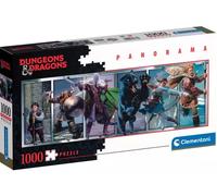 Clementoni Puzzle Panorama 39736 Dungeons & Dragons 1000 pièces - Adulte - Fabriqué en Italie
