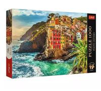 Trefl Puzzle Photo Odyssey – Riomaggiore & Oia (Santorin) – 1000 pièces – Adultes & enfants dès 12 ans