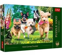 Trefl Puzzle Tea Time: Les ennuis arrivent ! – Premium Plus – 1000 pièces (12+)
