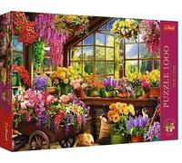 Puzzle 1000 elementów. Premium Plus. Tea Time. Przygotowania do wiosny Trefl