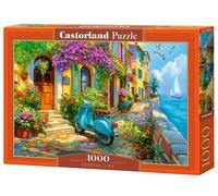 CASTORLAND Castorland C-105465-2 Puzzle de 1000 pièces Vie côtière village méditerranéen Riviera italienne Bord de mer Puzzle adulte
