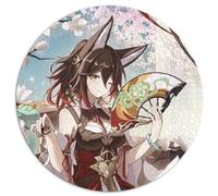 Puzzle 1000 Grandes pièces pour Adultes Honkai Star Rail Tingyun Puzzle sphérique pour Carton recyclé 26,5 x 26,5 Pouces