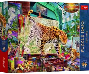 Puzzle 1000 Lamparty w pracowni malarskiej TREFL Trefl