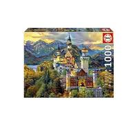 Educa Borrás – Puzzle 1000 pièces – Château de Neuschwanstein Dream City Art – Rouge G
