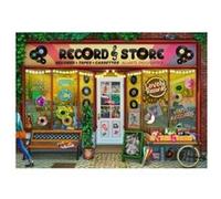 Puzzle 1000 p - La boutique de vinyles Rose G