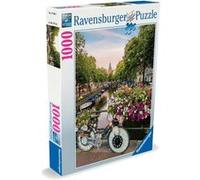 Ravensburger - Puzzle 1000 pièces - Vélo et Fleurs à Amsterdam - Adultes et Enfants dès 14 Ans - Puzzle de qualité supérieure - Evasion - 17596