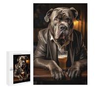 Puzzle 1000 PCS Cane Corso in The Pub Puzzles pour Adultes, Jouet, Décoration Murale, Cadeau d'anniversaire, Idéal pour Toute La Famille 1000 PCS