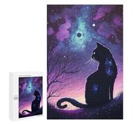 Puzzle 1000 PCS Cat Art Series Style 4 Puzzles pour Adultes, Jouet, Décoration Murale, Difficile, Difficile, Cadeaux Uniques pour Anniversaire Et Noël 1000 PCS