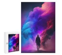 Puzzle 1000 PCS Colorful Clouds A Mystical Journey Puzzles pour Adultes, Jouet, Décoration Murale, Motif À Assembler, Idéal comme Cadeau pour Toute La Famille 1000 PCS