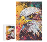 Puzzle 1000 PCS Colorful Eagle Art Print-1 Puzzles pour Adultes Améliorent La Mémoire Interaction Parent-Enfant Casse-tête Jeux De Société en Famille 1000 PCS