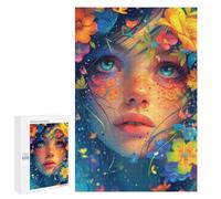 Puzzle 1000 PCS Colorful Fantasy Floral Artwork Puzzle pour Adolescents Améliorez Votre Mémoire Entraînez Votre Cerveau Et Vos Mains Jouets Addictifs pour Cultiver La Patience 1000 PCS