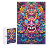 Puzzle 1000 PCS Colorful Mythical Creature Artwork Puzzle pour Adolescents Améliorez Votre Mémoire Entraînez Votre Cerveau Et Vos Mains Jouets Addictifs pour Cultiver La Patience 1000 PCS