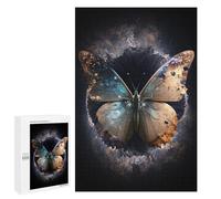 Puzzle 1000 PCS Cosmic Butterfly Artwork Puzzles pour Adultes - Cadeau d'anniversaire - Jeu Difficile Et Stimulant - Cadeaux