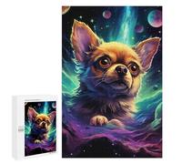 Puzzle 1000 PCS Cosmic Canine Adventure-2 Puzzles pour Adultes - Cadeau d'anniversaire - Jeu Difficile Et Stimulant - Cadeaux
