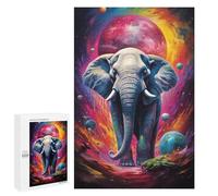 Puzzle 1000 PCS Cosmic Elephant Journey Puzzles pour Adultes Améliorent La Mémoire Interaction Parent-Enfant Casse-tête Jeux De Société en Famille 1000 PCS