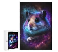 Puzzle 1000 PCS Cosmic Hamster Art Print-1 Puzzles pour Adolescents Course De Vitesse Manuelle Activités Amusantes À La Maison Jeu Stimulant Et Jeu en Famille 1000 PCS