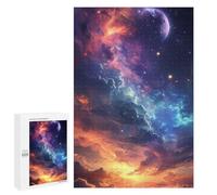 Puzzle 1000 PCS Cosmic Nebula Sky-3 Puzzles pour Adolescents - Anti-Stress - Défi Éducatif - Idée Cadeau Et Anniversaire Unique 1000 PCS