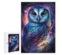 Puzzle 1000 PCS Cosmic Owl Art Print-3 Puzzle pour Adolescents Améliorez Votre Mémoire Entraînez Votre Cerveau Et Vos Mains Jouets Addictifs pour Cultiver La Patience 1000 PCS
