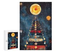 Puzzle 1000 PCS Cosmic Pyramid Puzzles pour Adultes, Jouet, Décoration Murale, Difficile, Difficile, Cadeaux Uniques pour Anniversaire Et Noël 1000 PCS