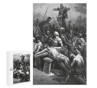 Puzzle 1000 PCS Crucifixion of Jesus Puzzles pour Adultes, Jouet, Décoration Murale, Motif À Assembler, Idéal comme Cadeau pour Toute La Famille 1000 PCS