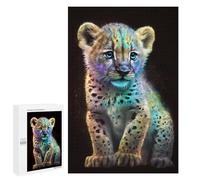 Puzzle 1000 PCS Cute Galaxy Baby Leopard Puzzles pour Adultes, Jouet, Décoration Murale, Motif À Assembler, Idéal comme Cadeau pour Toute La Famille 1000 PCS
