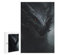 Puzzle 1000 PCS Dark Dragon Fantasy Artwork -1 Puzzles pour Adolescents - Anti-Stress - Défi Éducatif - Idée Cadeau Et Anniversaire Unique 1000 PCS