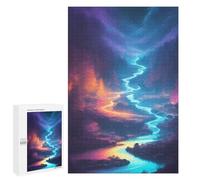 Puzzle 1000 PCS Enchanted River Landscape Puzzles pour Adultes, Jouet, Décoration Murale, Cadeau d'anniversaire, Idéal pour Toute La Famille 1000 PCS