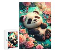 Puzzle 1000 PCS Floral Panda Paradise Puzzles pour Adolescents - Anti-Stress - Défi Éducatif - Idée Cadeau Et Anniversaire Unique 1000 PCS