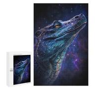 Puzzle 1000 PCS Galactic Crocodile Head-1 Puzzles pour Adultes Améliorent La Mémoire Interaction Parent-Enfant Casse-tête Jeux De Société en Famille 1000 PCS