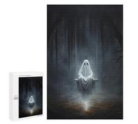 Puzzle 1000 PCS Ghostly Swing in Dark Forest Puzzle pour Adolescents Améliorez Votre Mémoire Entraînez Votre Cerveau Et Vos Mains Jouets Addictifs pour Cultiver La Patience 1000 PCS