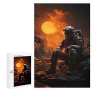 Puzzle 1000 PCS Lost Astronaut Puzzles pour Adultes, Jouet, Décoration Murale, Motif À Assembler, Idéal comme Cadeau pour Toute La Famille 1000 PCS